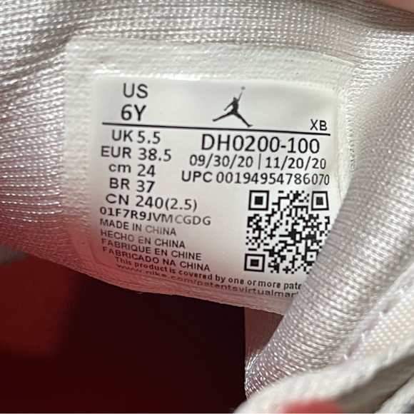 Nike Jordan‎ 1 mid 85’ red white and blue shoes kids size 6Y - Picture 5 of 5